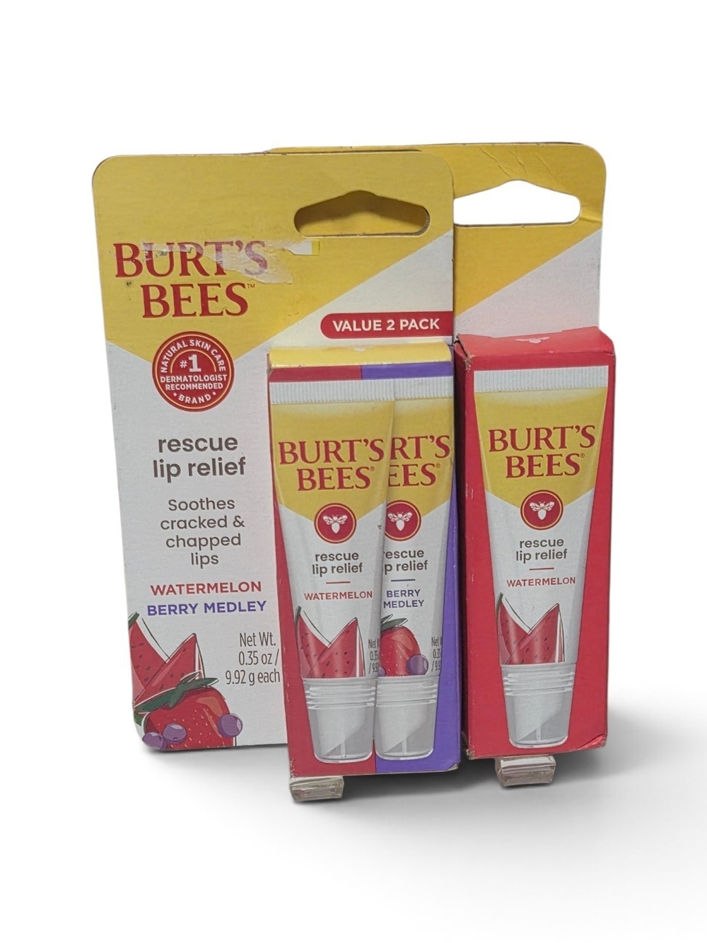 3 Pack Rescue Lip Relief